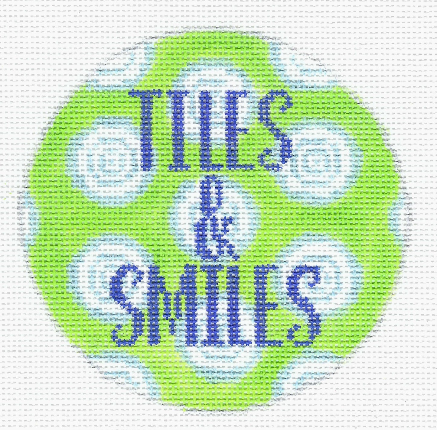 Tiles and Smiles Blue and Green