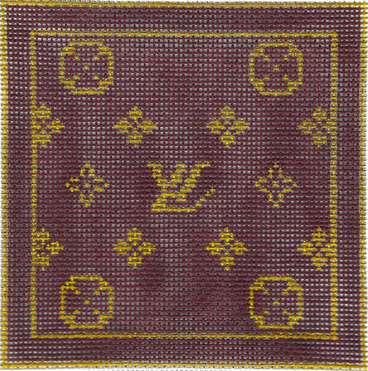 Coaster - LV Gold on Brown