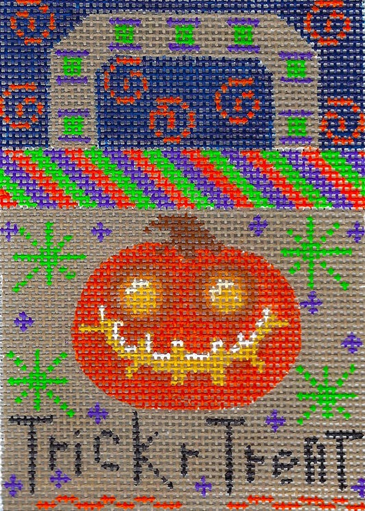 Trick R Treat Pumpkin Treat Bag