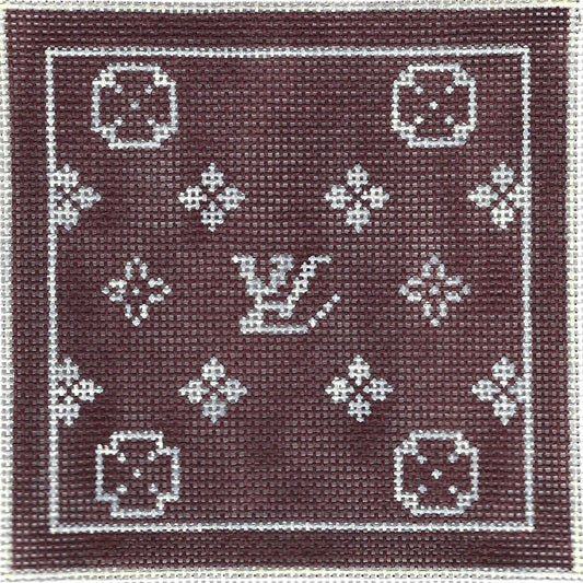 Coaster - LV White on Brown