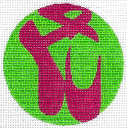 Pink Ballet Slippers on Green