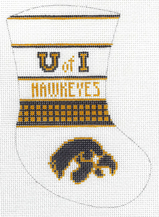U of I Hawkeyes Mini Sock