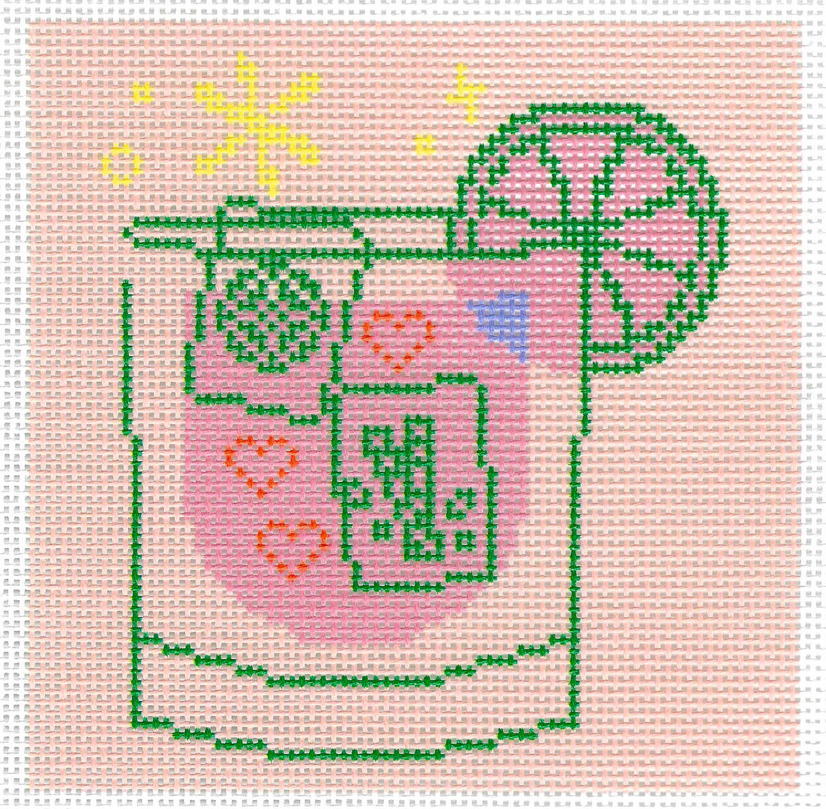 Mahjong Pink Coaster
