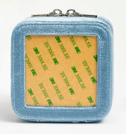 Jewelry Box - 4" - Denim Velvet
