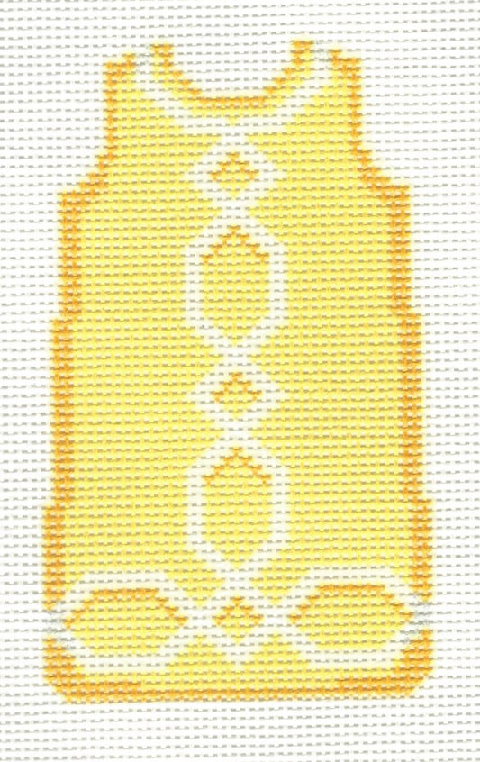 Yellow Lattice Trim Shift