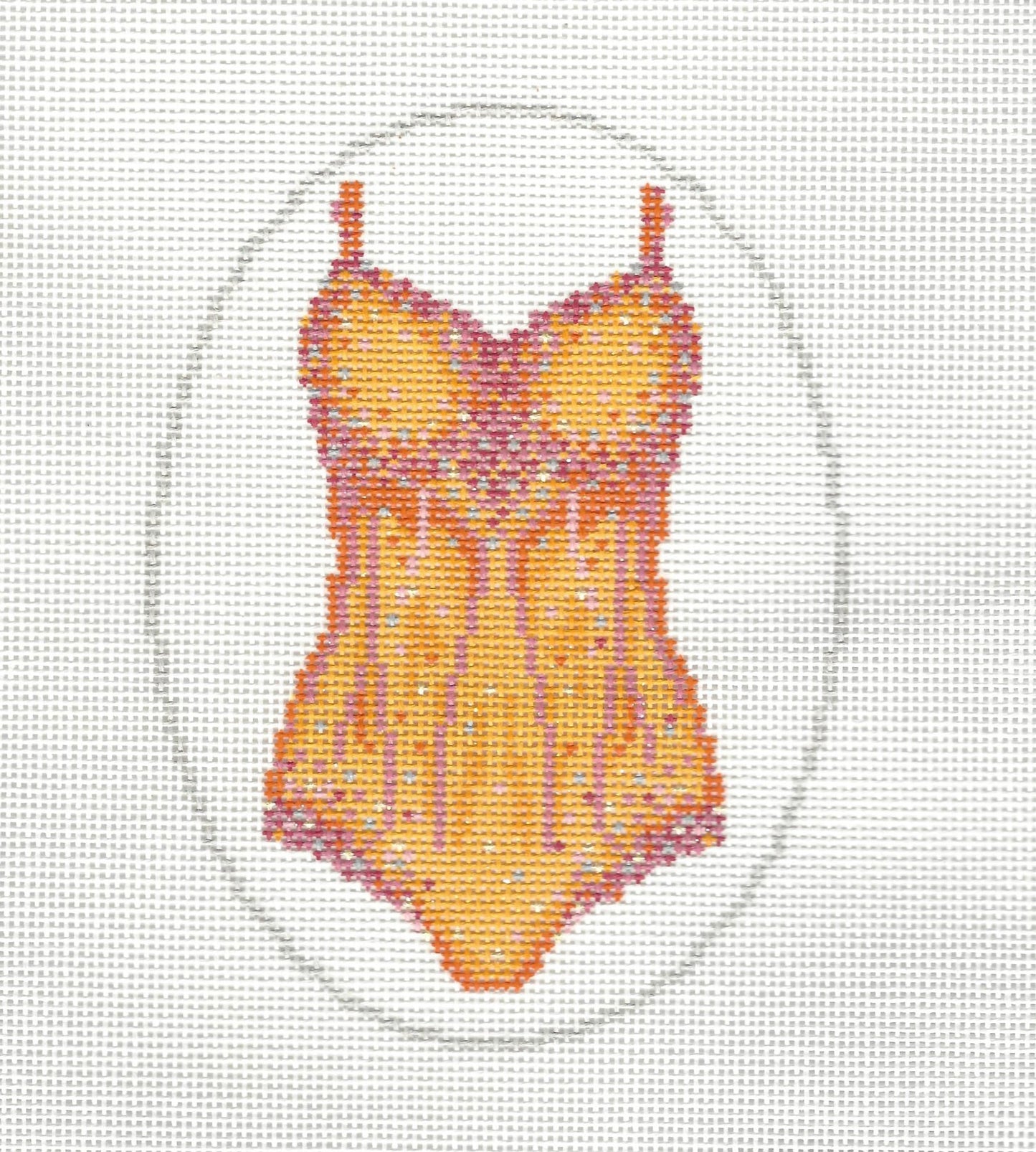 Showgirl Orange Leotard