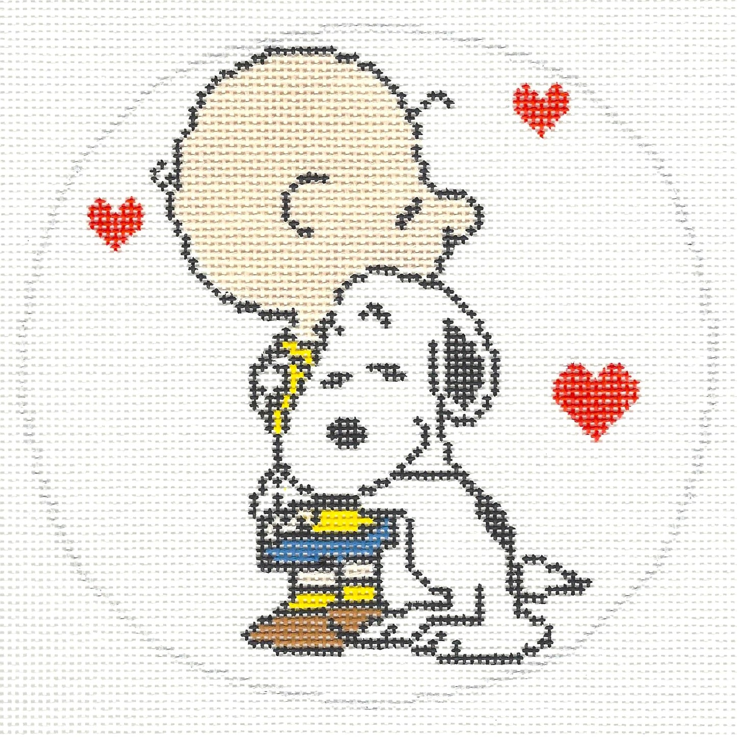 Snoopy Hugging Charlie Brown