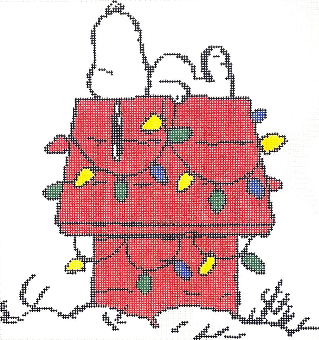 Snoopy on Lit Doghouse - 13