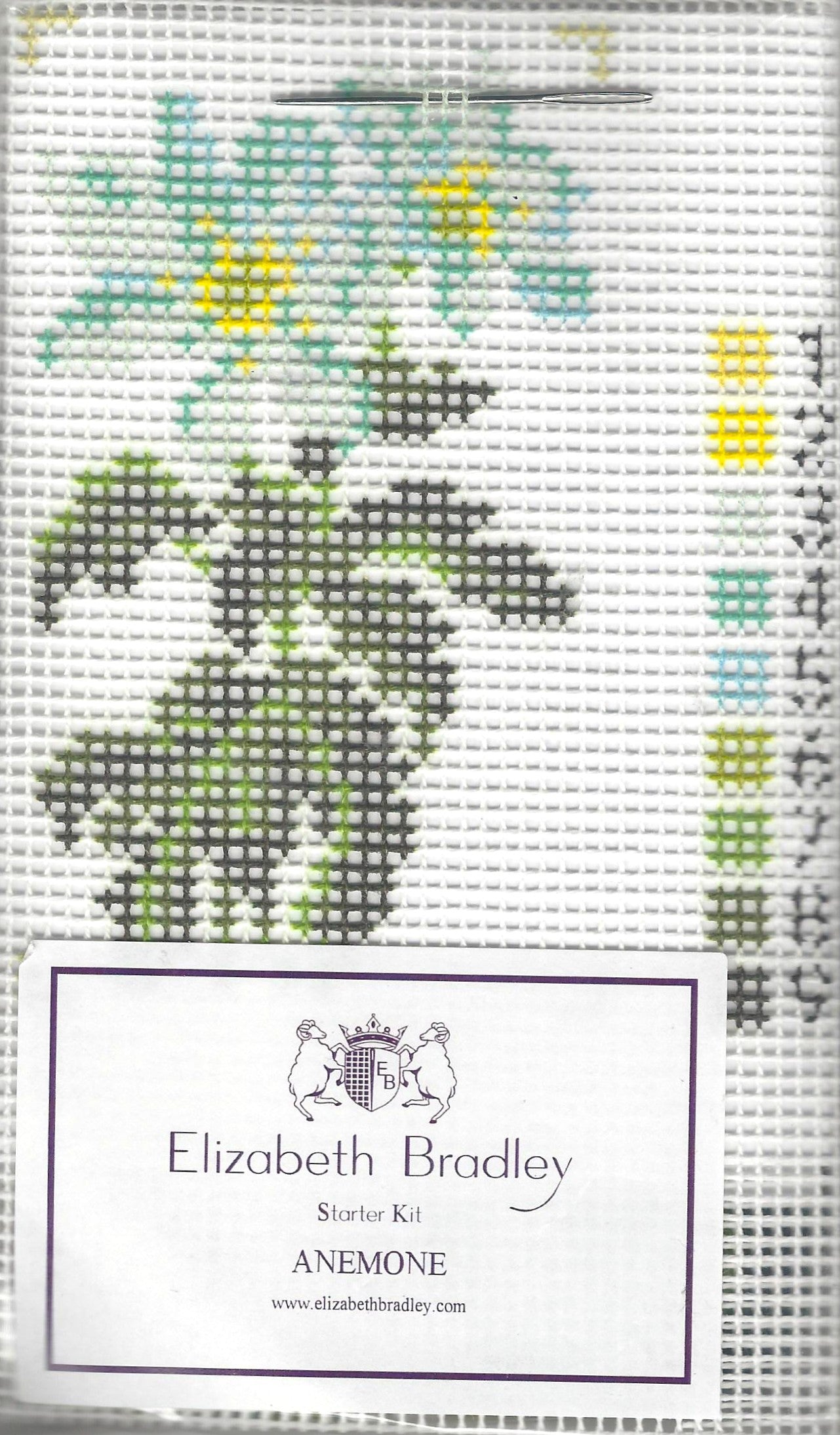 Elizabeth Bradley Tapestry Starter Kit - Anemone flower