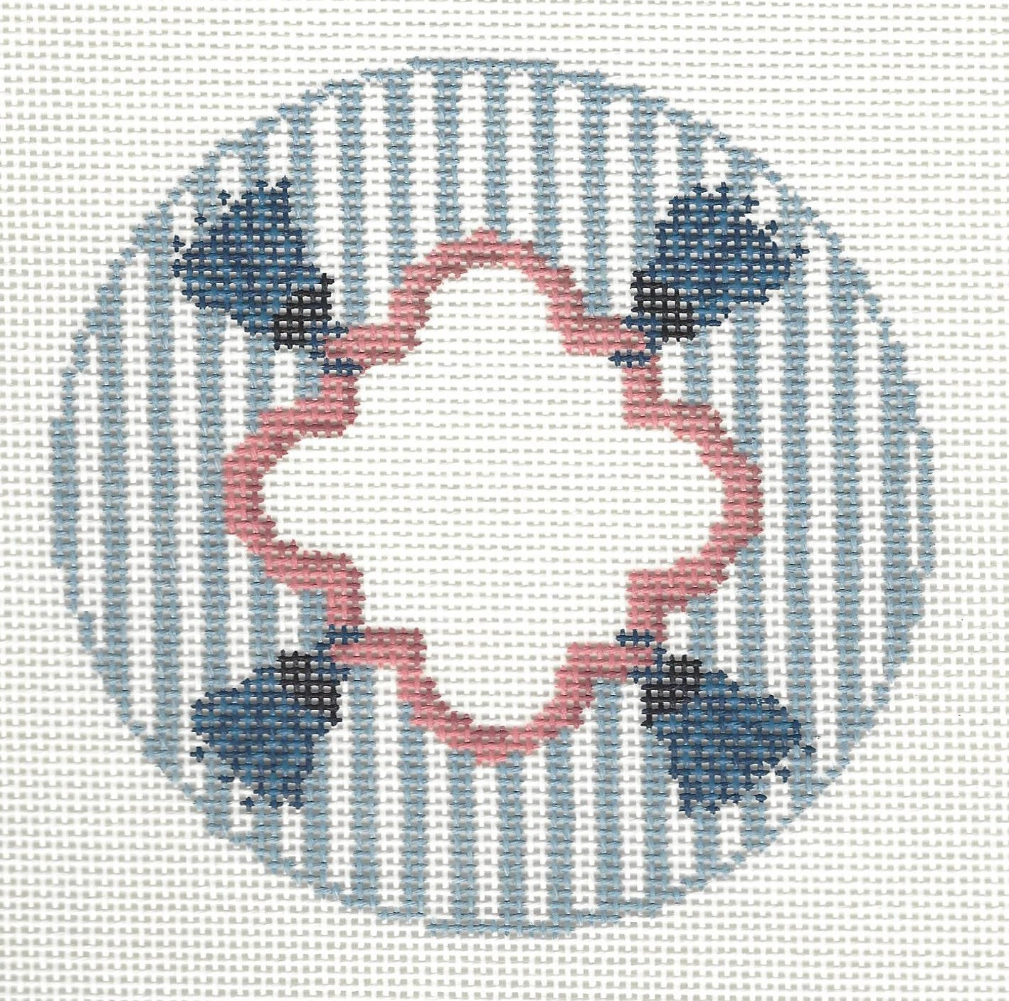 Striped Tassel - Blue