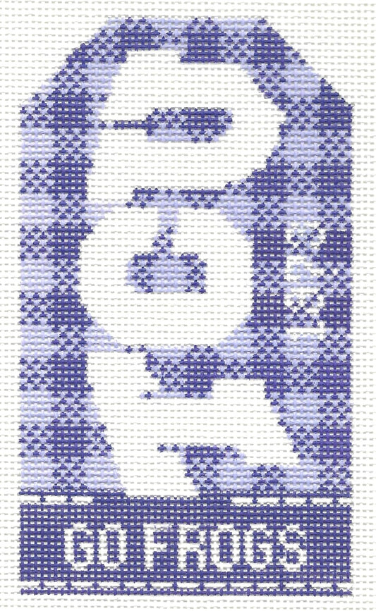 Retro Travel Tag - Texas Christian University