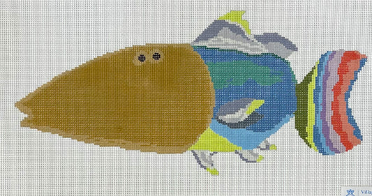 Fish - Tan/Teal