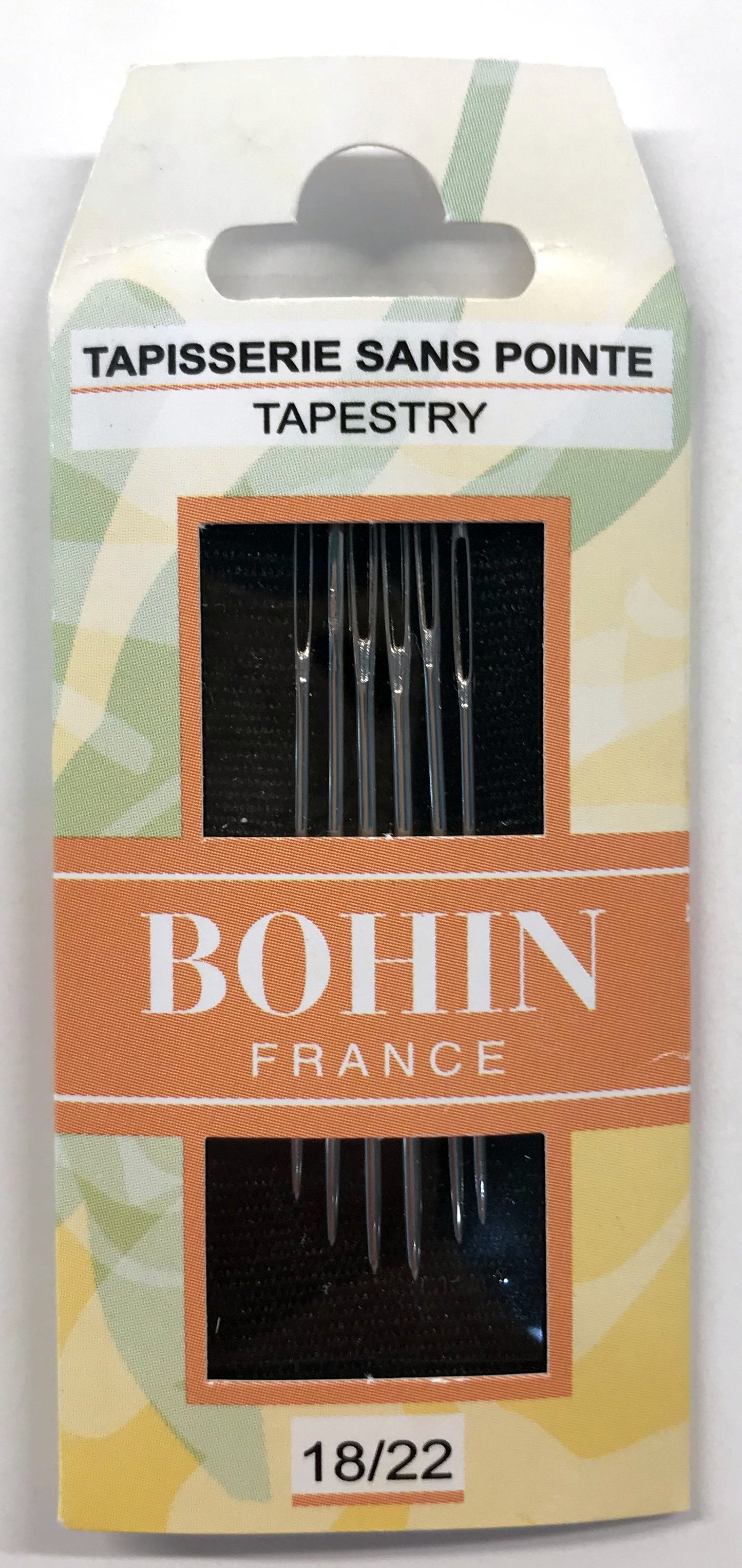Bohin Tapestry Needles Size 18/22