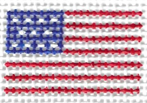Bag Charm - American Flag