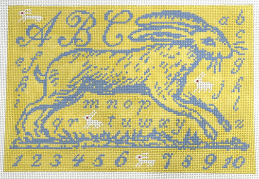 Toile Rabbit Blue