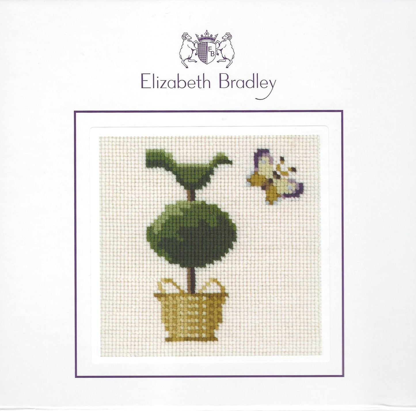 Elizabeth Bradley Victorian Cross Stitch Tapestry Kit of a topiary tree