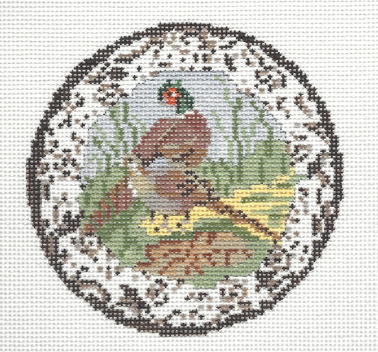 Transferware Pheasant Plate
