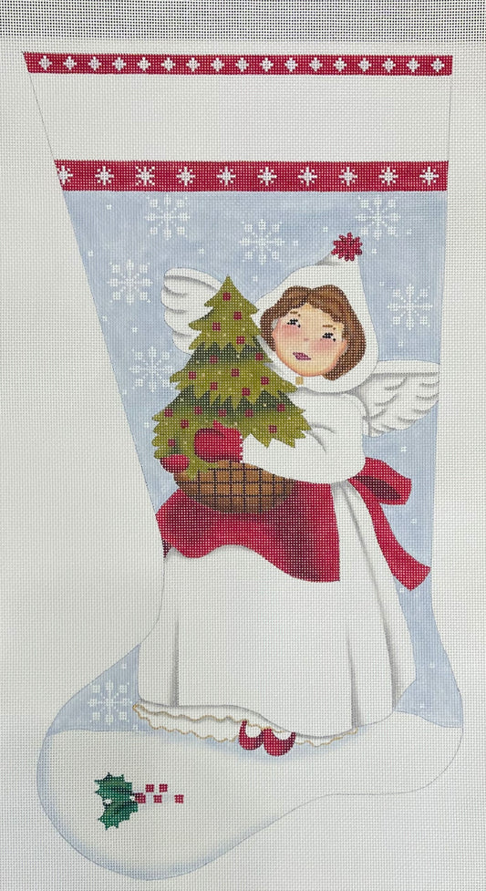Tree Angel Stocking