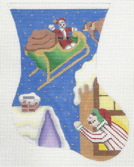 Up on the Rooftop Mini Stocking