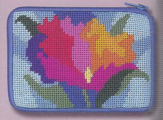 Watercolor Poppies Coin Purse