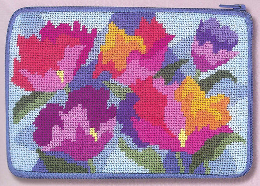 Watercolors Poppies Cosmetic Purse