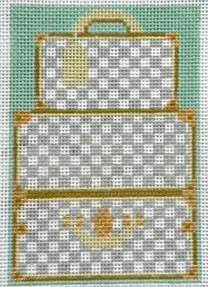 Travel Trunks - White Checks