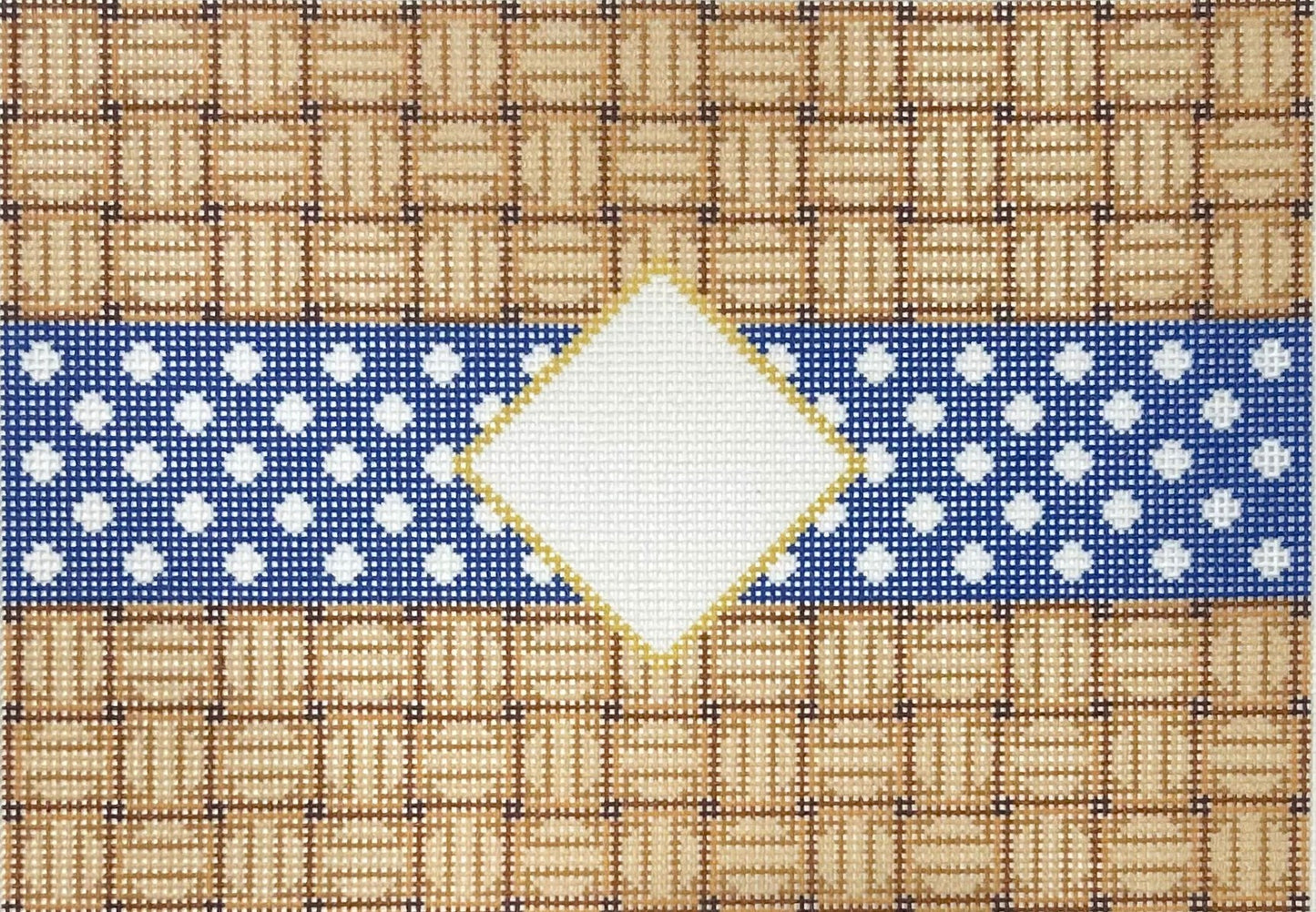 Clutch - Wicker/Dot/Mono Navy