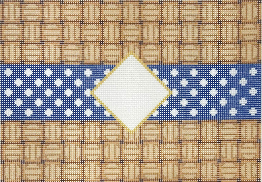 Clutch - Wicker/Dot/Mono Navy