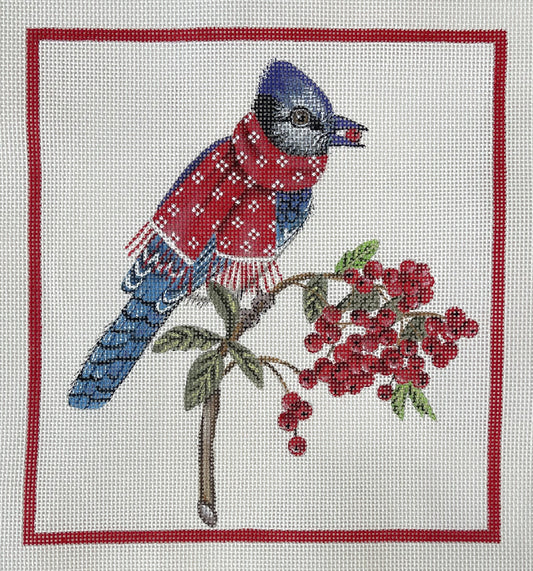 Winter Blue Jay