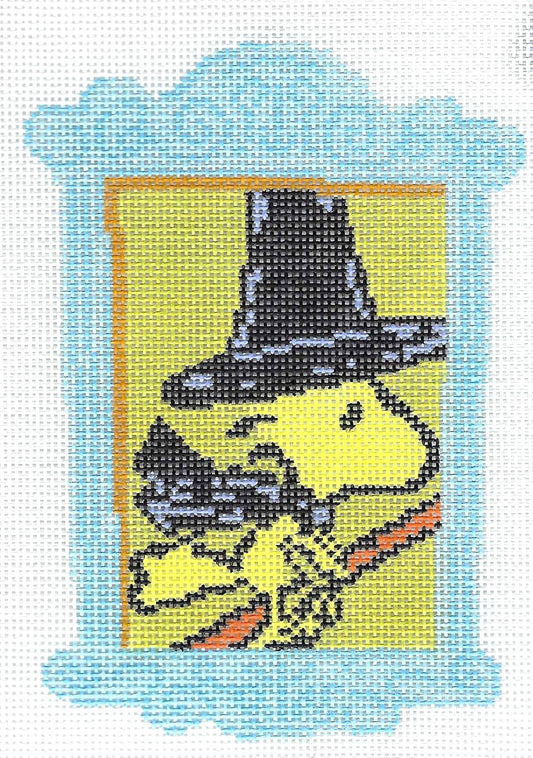 PEANUTS Halloween - Framed Woodstock as Witch