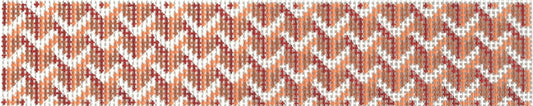 Key Fobs - Y Patterned Orange