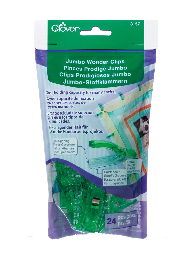 Jumbo Wonder Clips - pack of 24