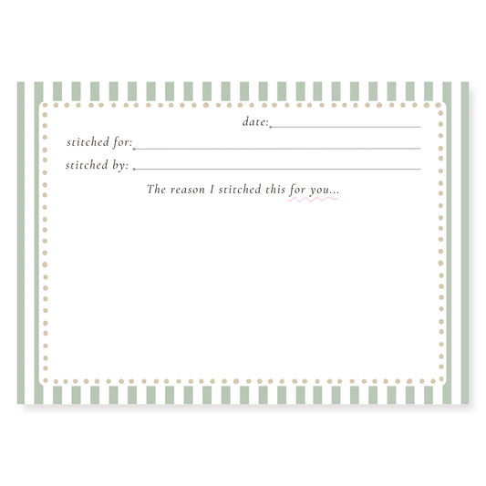 Debbie Dot Correspondence Cards - Green
