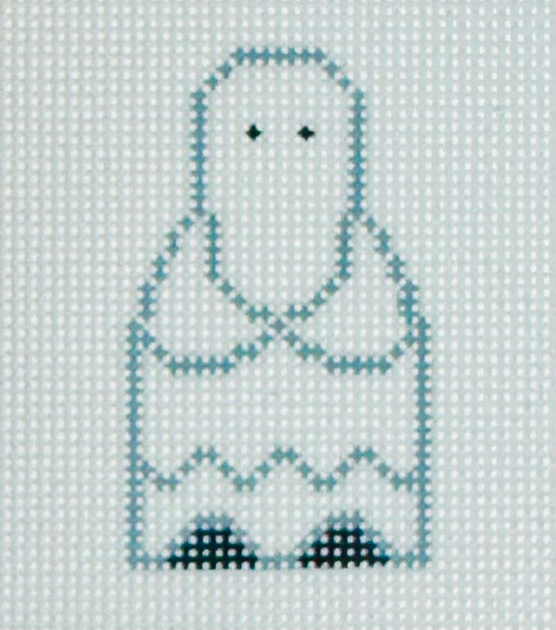 KCN Designers needlepoint canvas of Georgette's Angel ghost pattern 