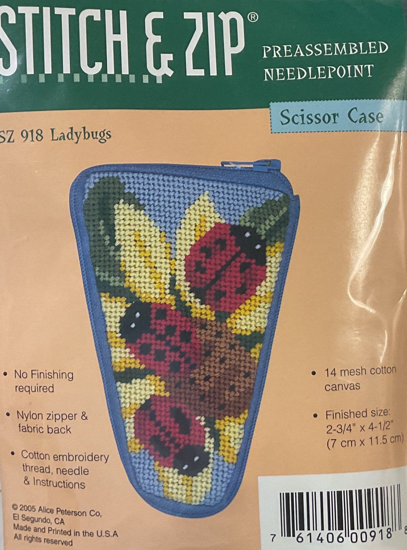 Ladybugs Scissors Case