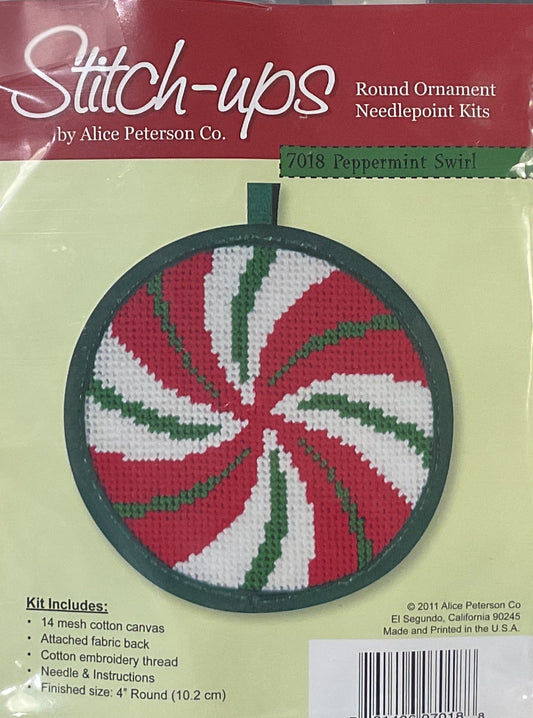 Peppermint Swirl Ornament