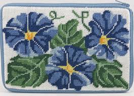 Morning Glories Cosmetic Purse
