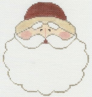 Santa Face Round