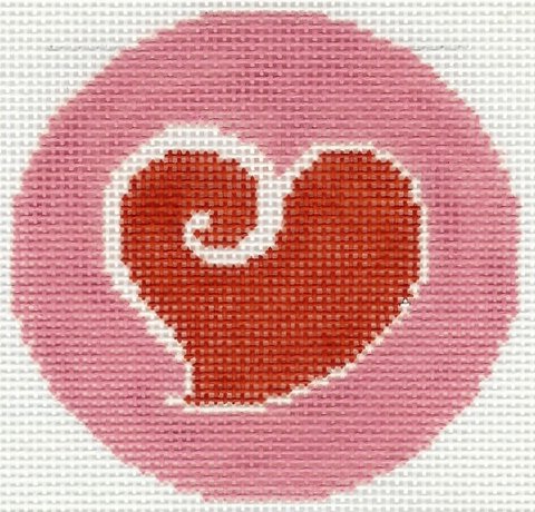 Round - Heart Swirl