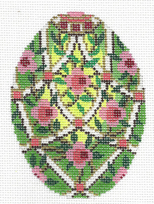 Faberge Egg - Pink Floral