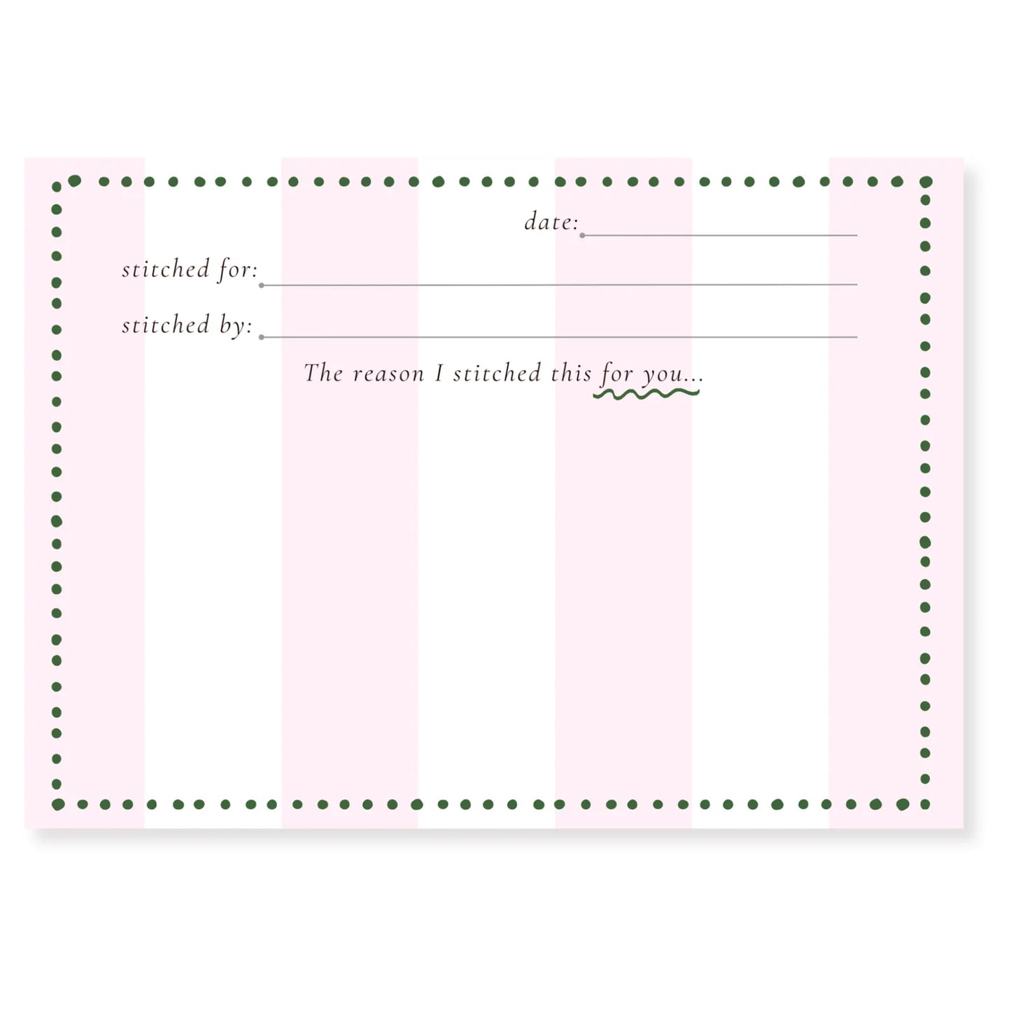 Debbie Dot Correspondence Cards - Pink