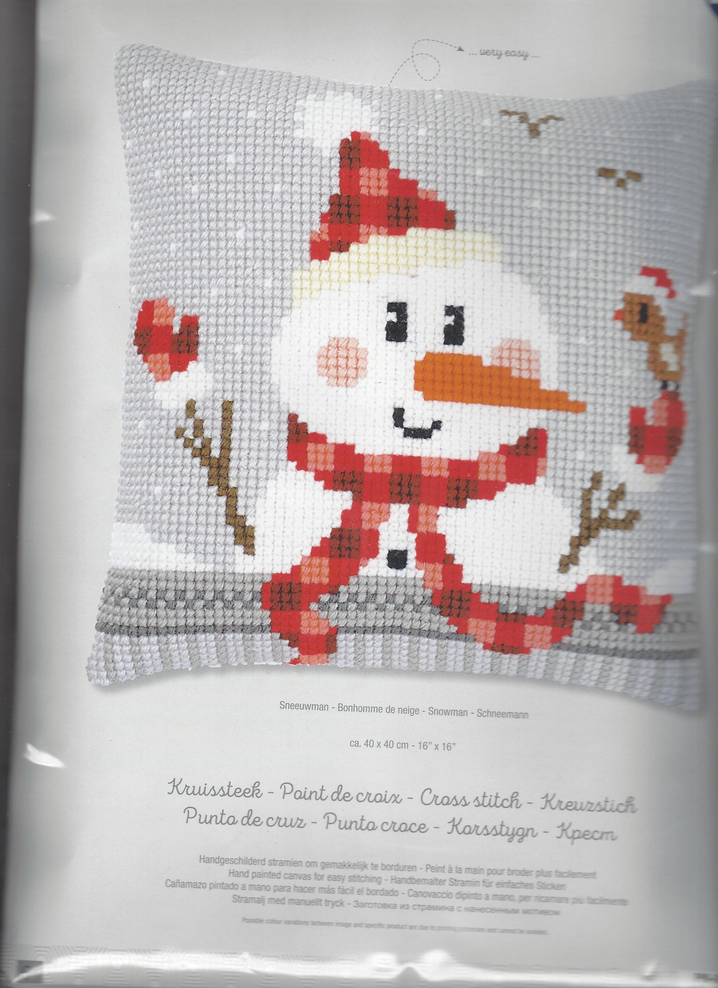 Vervaco DiY Stitch Kit of a Snowman
