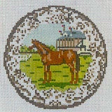 Transferware Horse Plate