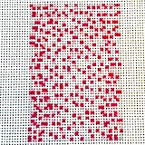 French Dots Luggage Tag Pink